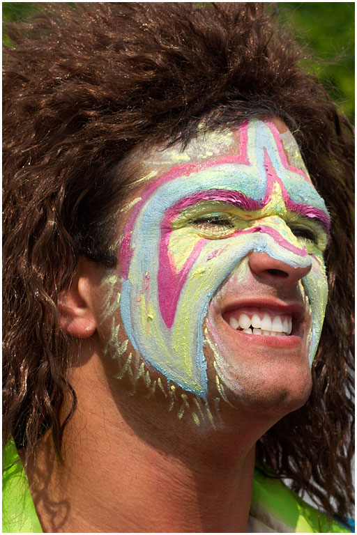 Painted face no 1 pres s